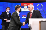 Oliver Varhelyi, Ana Brnabic, Josep Borrell