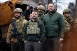 Zelensky in Bucha