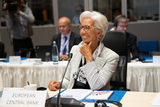 Christine Lagarde bij de Raad Financiën