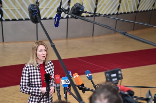 Kaja Kallas, de minister-president van Estland