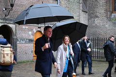 Ontvangst van de voorzitter van het Europees Parlement Roberta Metsola door minister-president Rutte